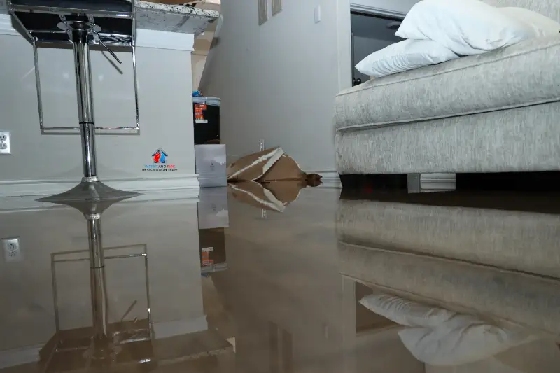 Water and fire damage restoration after severe flooding in San Antonio